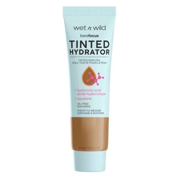 wet n wild Bare Focus Tinted Hydrator, Tinted Moisturizer, Dewy, Deep 0.91 fl oz - Picture 1 of 4